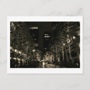 Winterleuchten: Marunouchi, Tokio Postkarte
