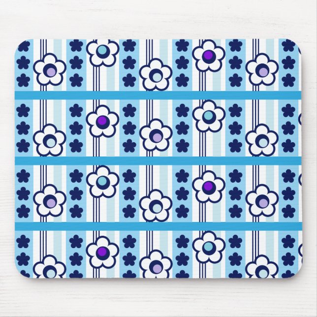 Winterliche Blume Mousepad (Vorne)