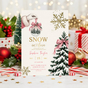 Winterliche Brautparty-Einladung   Snow in Love Pi Einladung