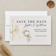 Winterliche Hochzeits-Flat-Save-the-Date-Karte