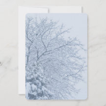Winterliche Schneebäume Äste