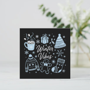 Winterliche Stimmung Feiertage Weihnachtszeit Schn Einladung
