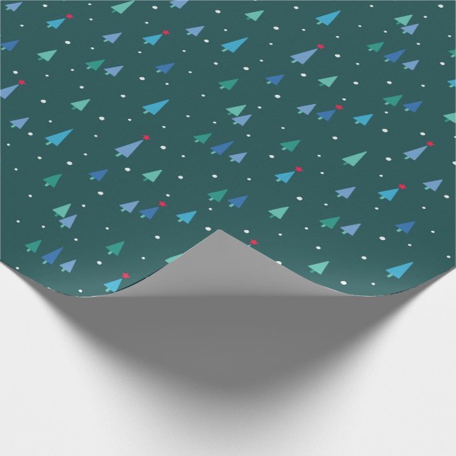 Winterliche Wälder von Primary.com Geschenkpapier (Ecke)