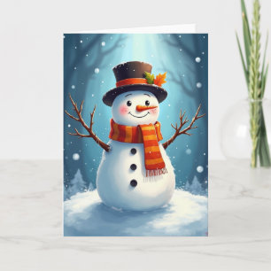 Winterliche Whimsy-Karte Karte
