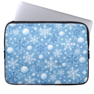 Winterlicher Schnee Laptopschutzhülle