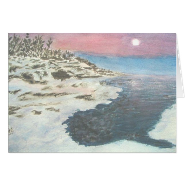 Winterlicher Sonnenuntergang in großartigem (Vorderseite (Horizontal))