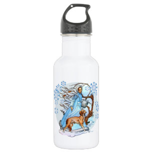 Winterlicher Spaziergang Edelstahlflasche
