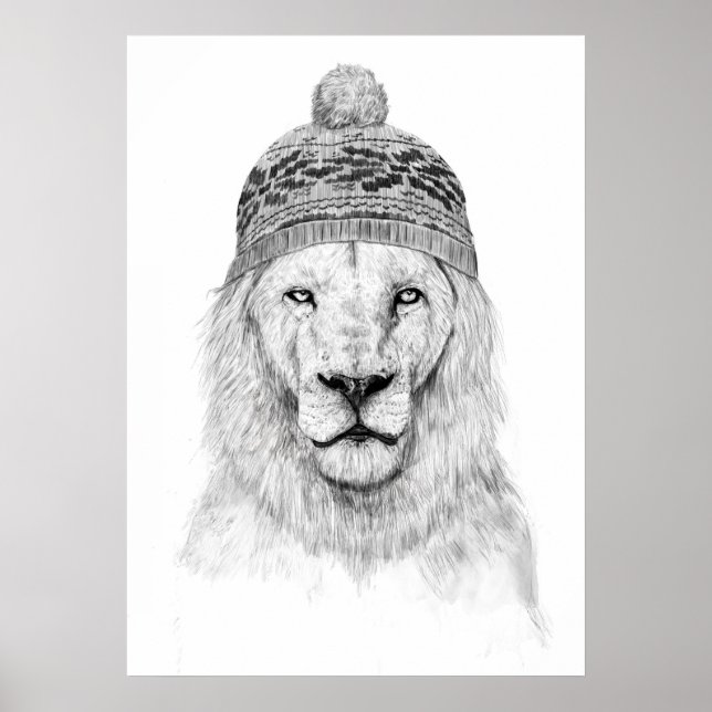 Winterlion (bw. poster (Vorne)