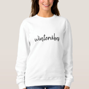 Winterlust modernes minimalist gemütliches Weihnac Sweatshirt