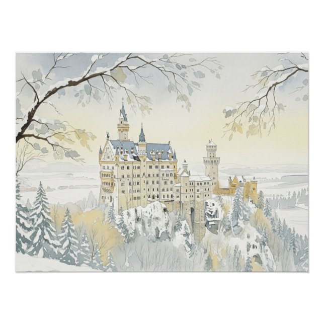 Wintermärchen: Das verzauberte Schloss Poster (Vorderseite)