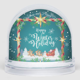 Wintermärchen Tale Santa Fantasy Schneewald Schneekugeln