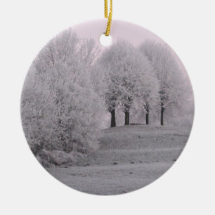 Wintermärchenland Keramik Ornament