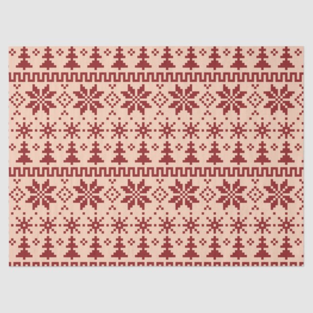 Wintermesse Isle Seidenpapier (Vorderseite)