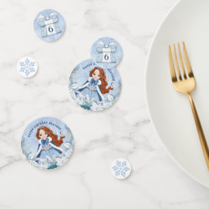 Wintermesse Princess   Rotes Haar Konfetti