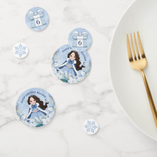 Wintermesse Princess   Schwarzes Haar Konfetti