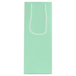 Winterminze, solide Farbe Geschenktüte Für Weinflaschen