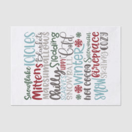 Wintermomente Seidenpapier