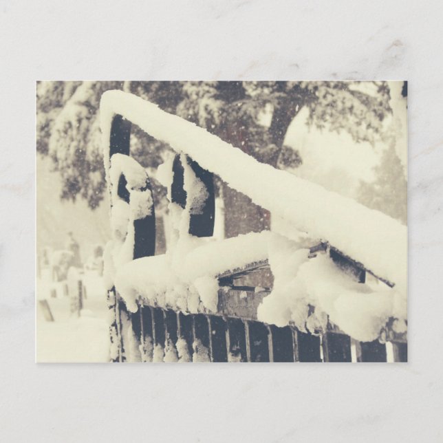 Wintermonatstor Postkarte (Vorderseite)