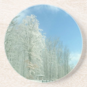 Wintermorgen Getränkeuntersetzer