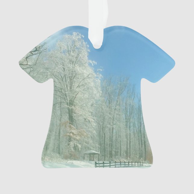 Wintermorgen Ornament (Vorderseite)