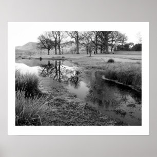 Wintermorgens: Strandshag Bay, Derwentwater Post Poster