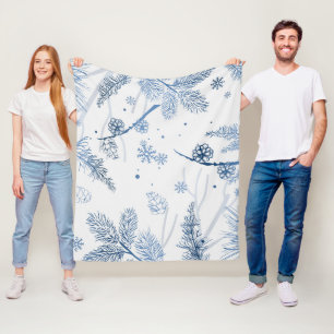 Wintermuster 2 fleecedecke