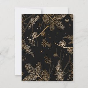 Wintermuster 3 mitteilungskarte