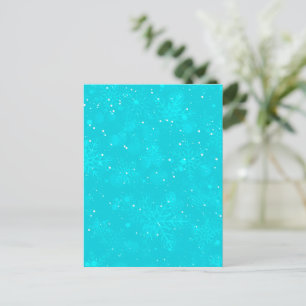 Wintermuster 5 postkarte