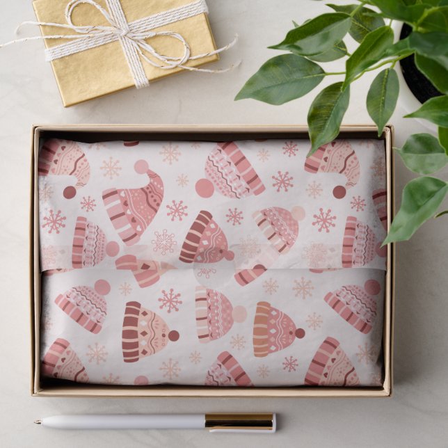 Wintermützen & Handschuhe Seidenpapier (Geschenk)