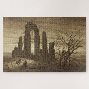 Winternacht: Alter und Tod - Friedrich Puzzle