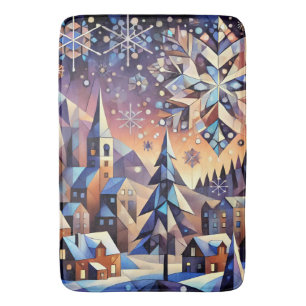 Winternacht Art Bath Mat Badematte