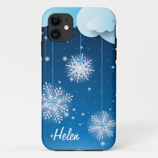Winternacht, iPhone 5 Fall Case-Mate iPhone Hülle (Rückseite)