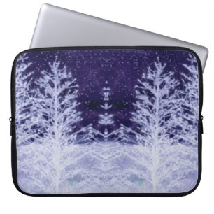 Winternacht Laptopschutzhülle