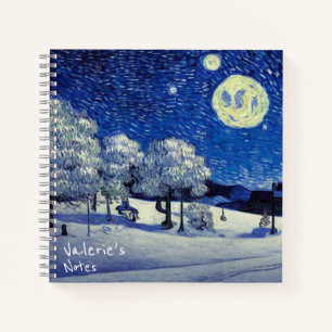 Winternacht Notizbuch