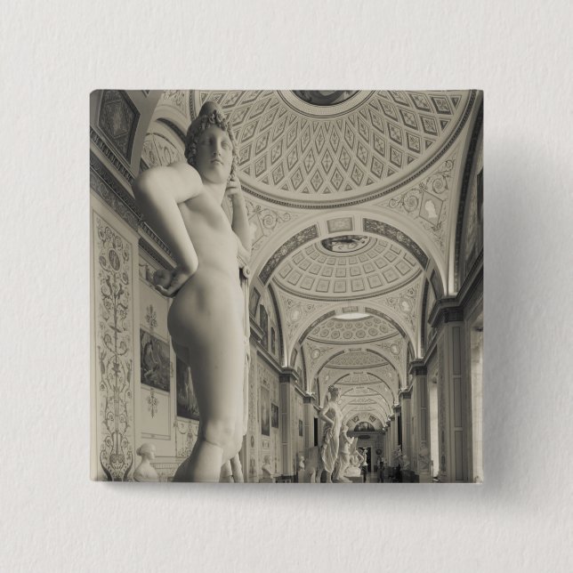 Winterpalast und Eremitage-Museum Button (Vorderseite)
