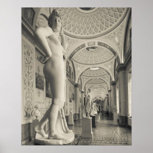 Winterpalast und Eremitage Poster