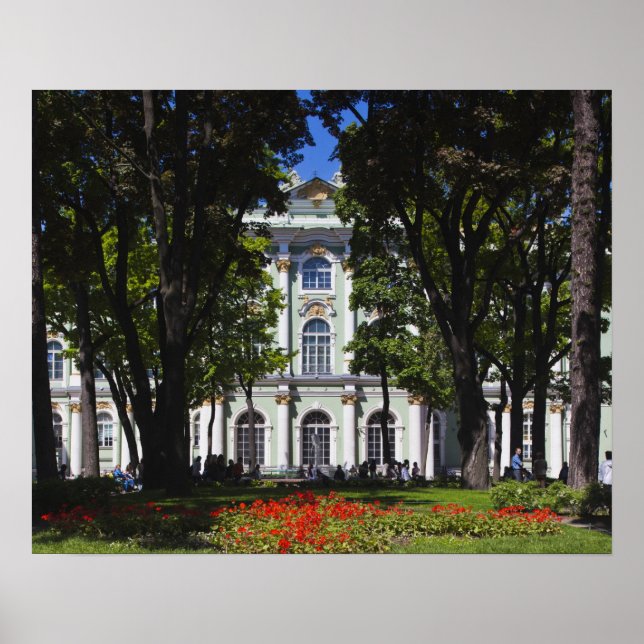 Winterpalast und Eremitage Poster (Vorne)