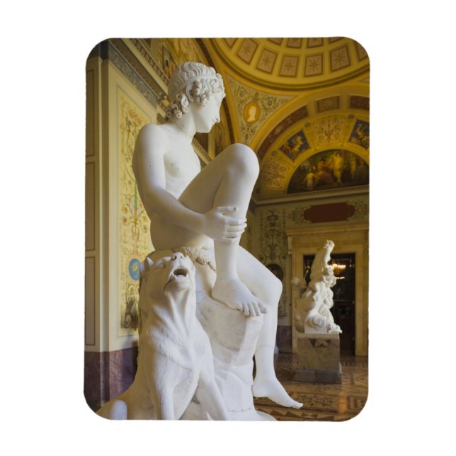 Winterpalast und Museum Hermitage Magnet (Vertikal)