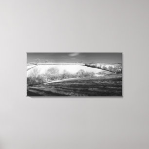 Winterpanorama Leinwanddruck