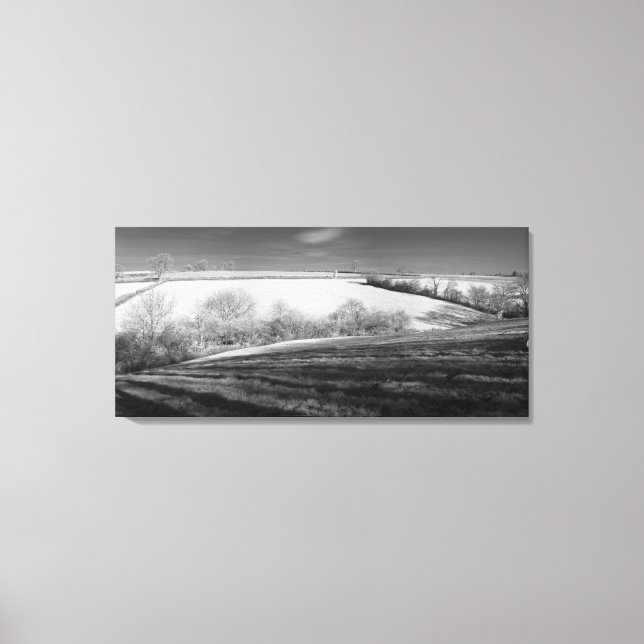 Winterpanorama Leinwanddruck (Vorderseite)