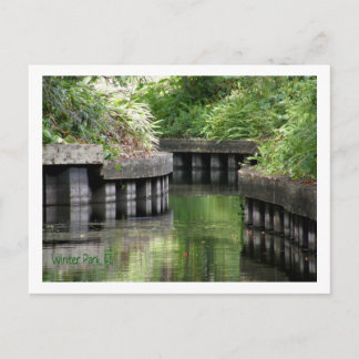 Winterpark, FL-Kanal Postkarte