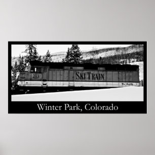 Winterpark Skibahn Poster
