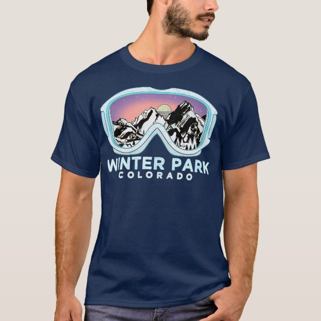 Winterpark Skidesign Winterpark CO Skifahren T-Shirt (Vorderseite)