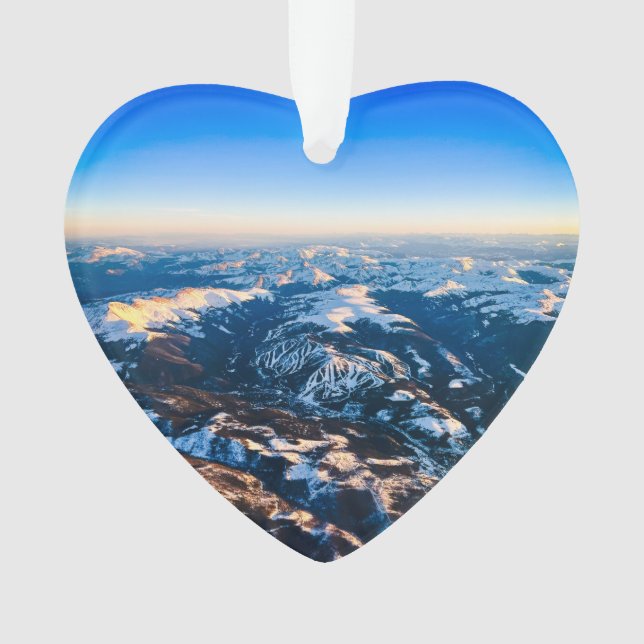 Winterparkherz Ornament (Vorderseite)