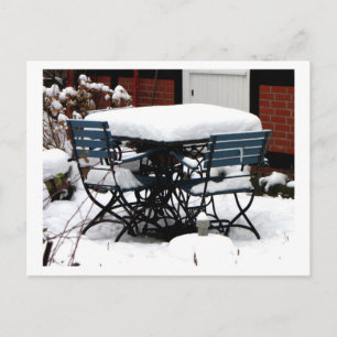 Winterpause Postkarte