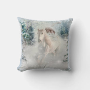 Winterpferd Kissen