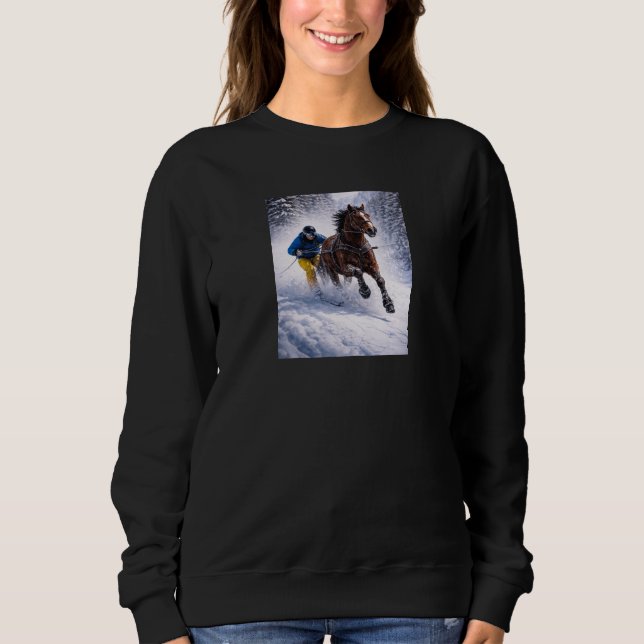   Winterpferd | Kleidung | Sweatshirts (Vorderseite)