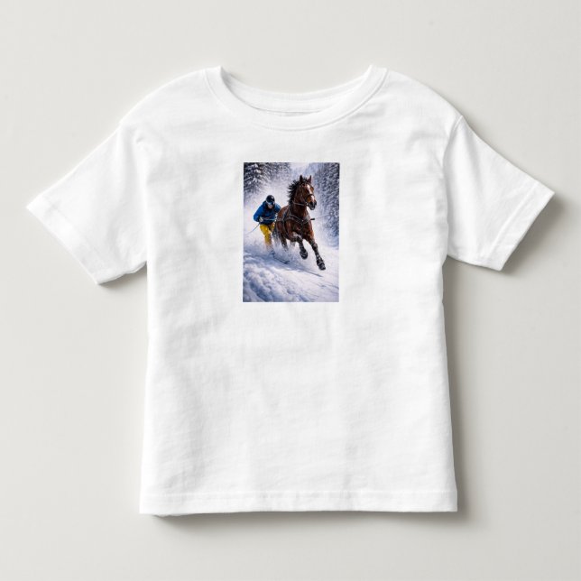   Winterpferd | Kleidung T-Shirt | Schuhe (Vorderseite)