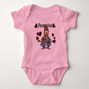 Winterpinguin-Hemden und -Geschenke Baby Strampler