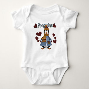 Winterpinguin-Hemden und -Geschenke Baby Strampler